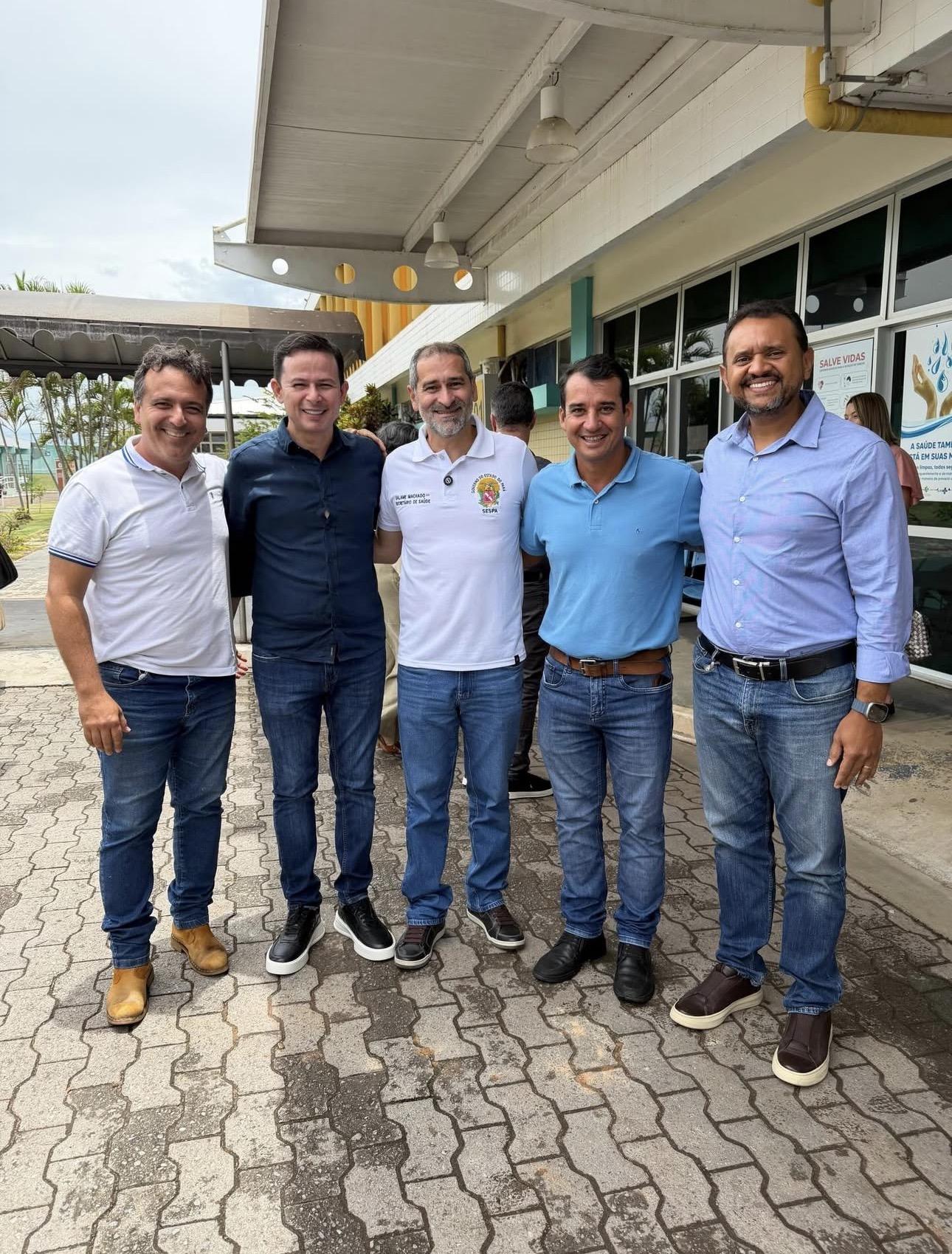 Presidente da AMATCarajás participa de reunião com prefeitos e Sespa sobre saúde no Araguaia