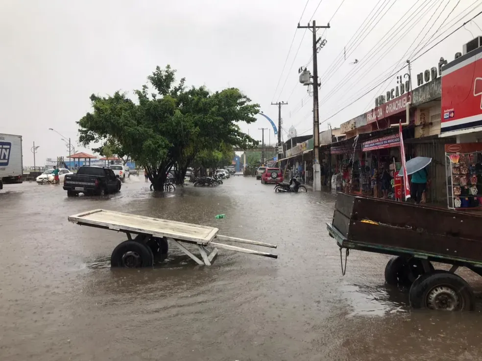 Prefeitura de Santarém decreta situação de emergência após chuvas atingirem 19 bairros
