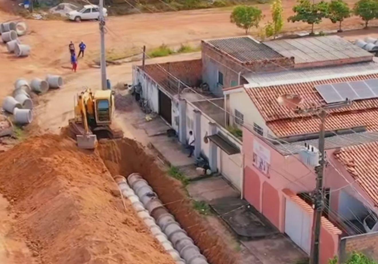 Redenção: Dr. Rener destaca obras de drenagem na Av. JK e no setor Marechal Rondon