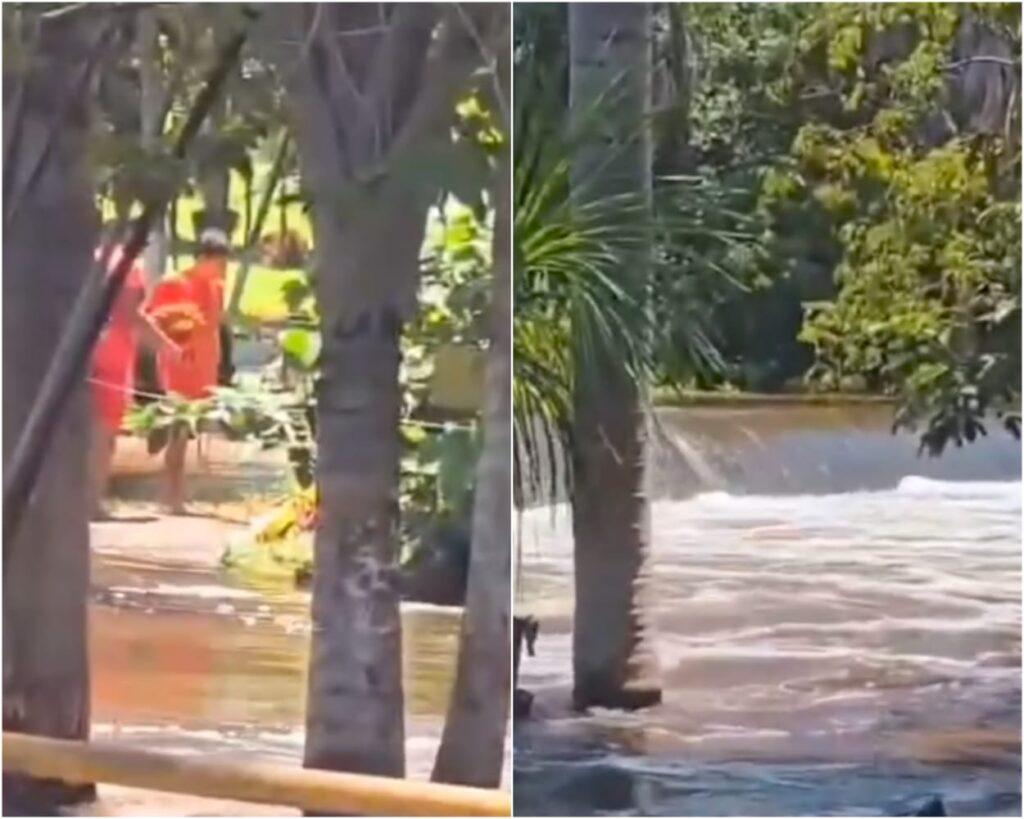 Salva-vidas morre após resgatar duas pessoas nas Cachoeiras do Itapecuru, em Carolina (MA)