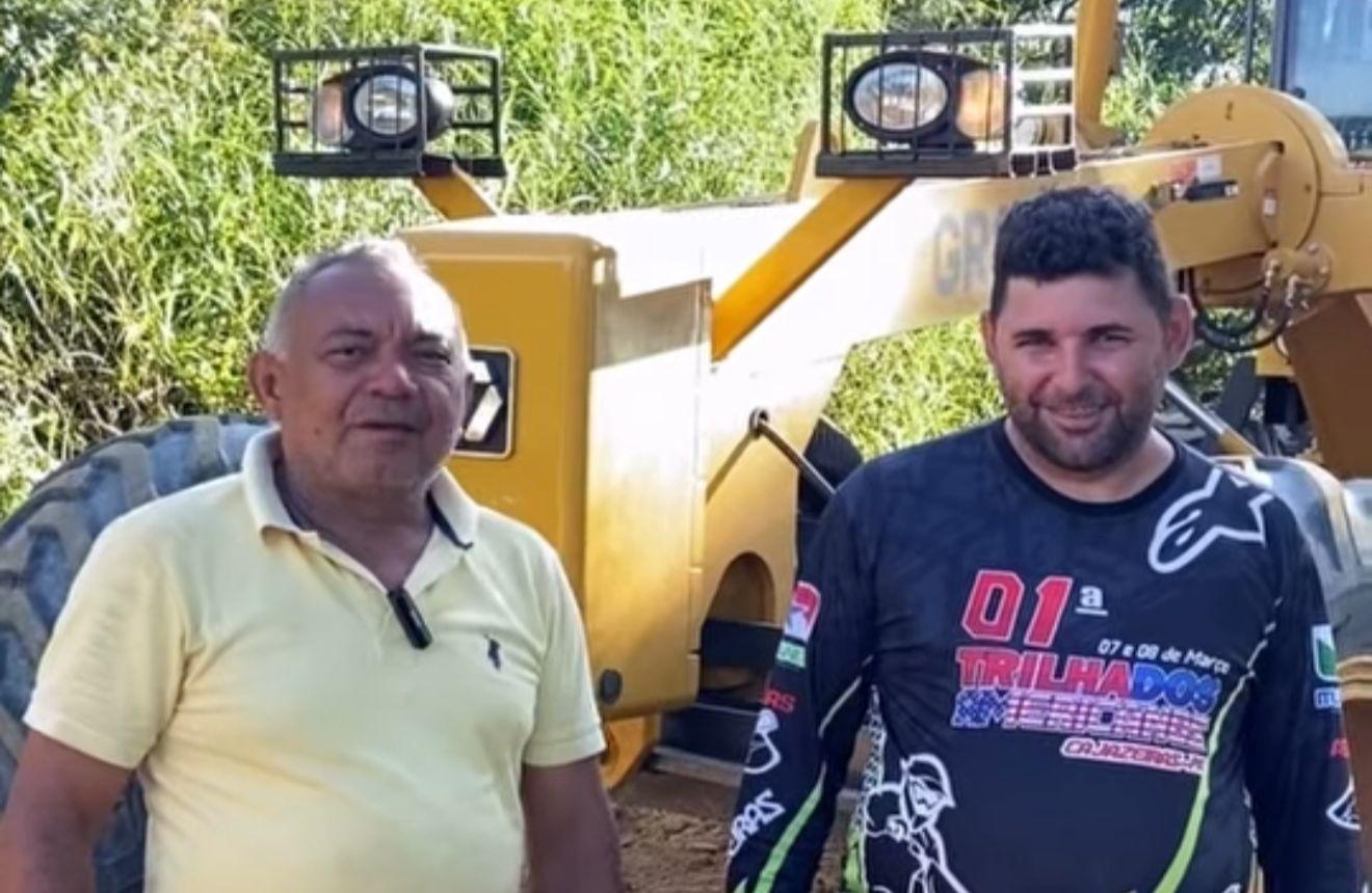 Samuel Nunes acompanha obras e garante reforço com nova patrol nas vicinais de Itupiranga