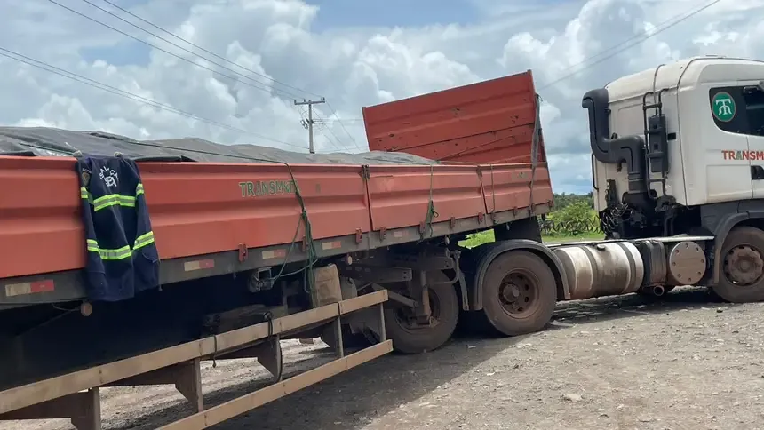 Sefa apreende mais de 143 toneladas de minério de manganês em Marabá