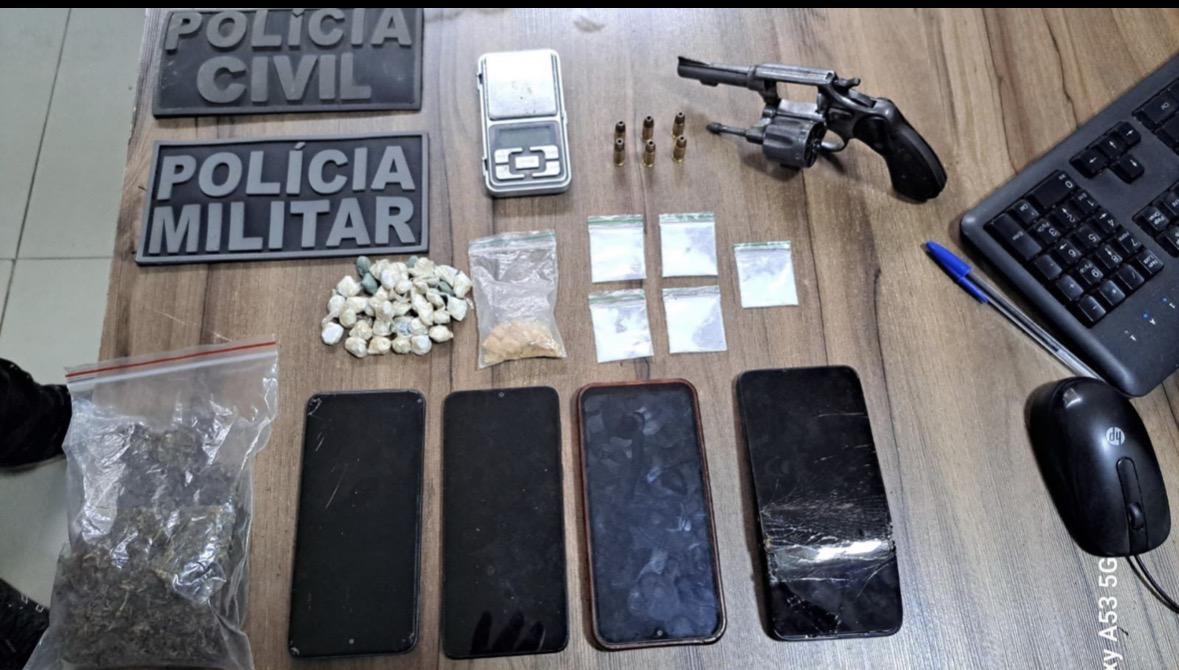 Suspeito de homicídio é preso com arma e drogas em Parauapebas