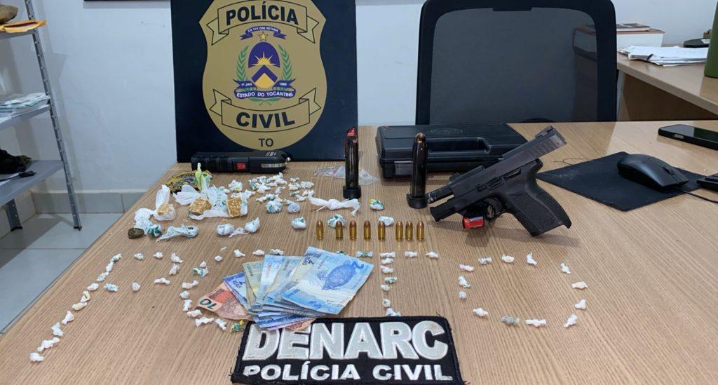 Tocantins: Casal é preso por tráfico de drogas em Araguaína