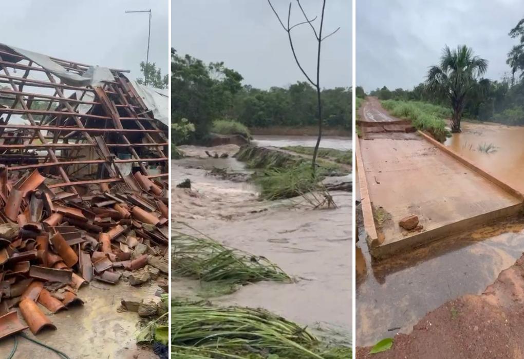 Tocantins em alerta: estado sofre com fortes chuvas e força-tarefa é criada