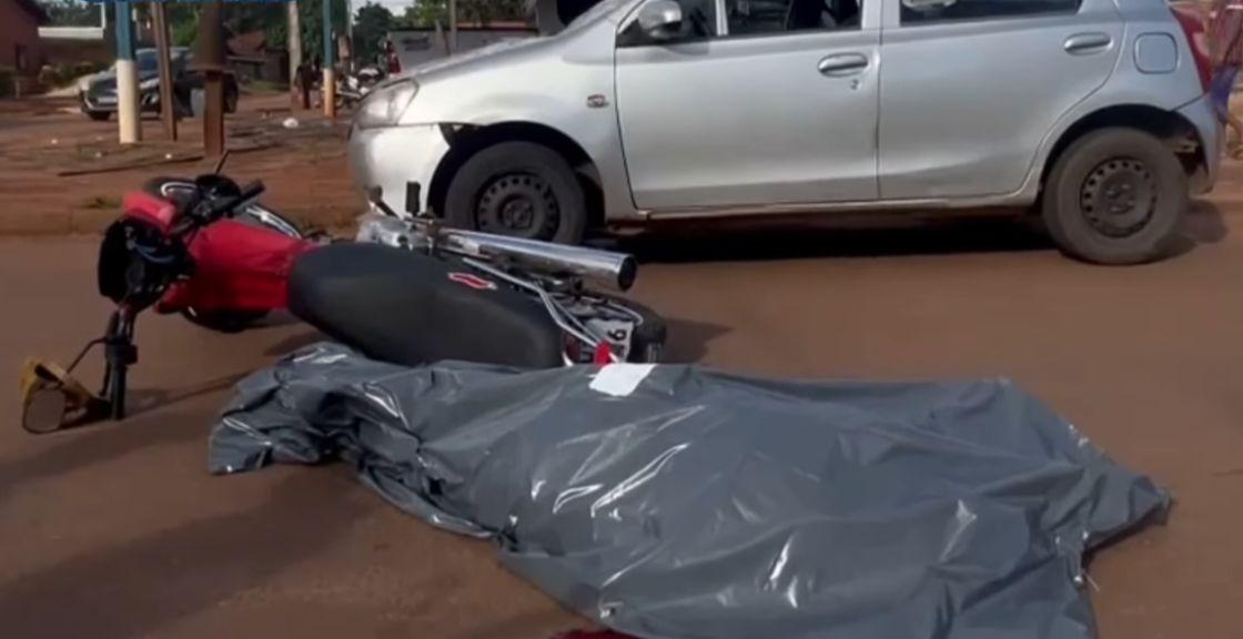 Acidente com moto e dois carros deixa vítima fatal em Araguaína