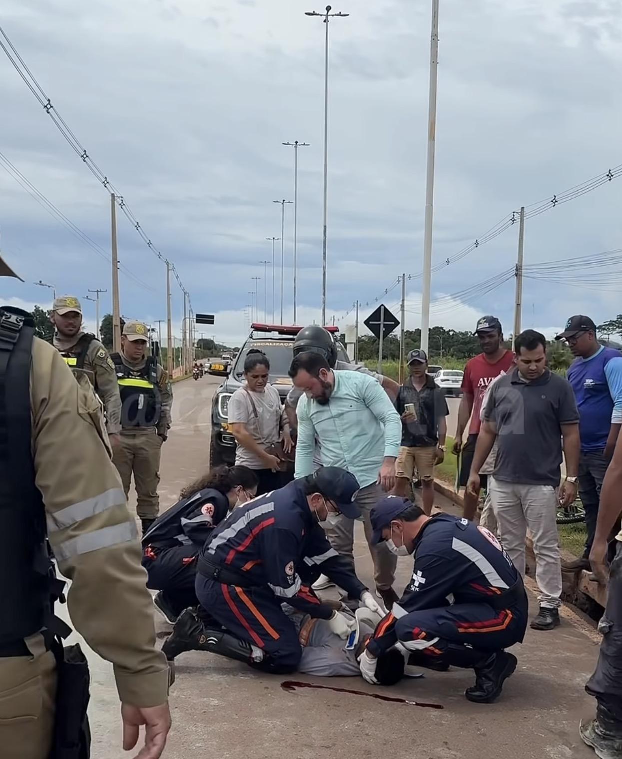 Acidente entre motociclistas deixa homem ferido na VS-52 em Canaã dos Carajás