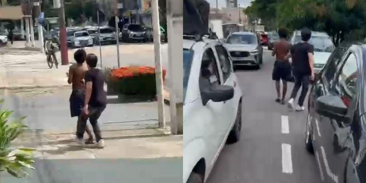 Aluno de Direito agride morador de rua com arma de choque, em Belém