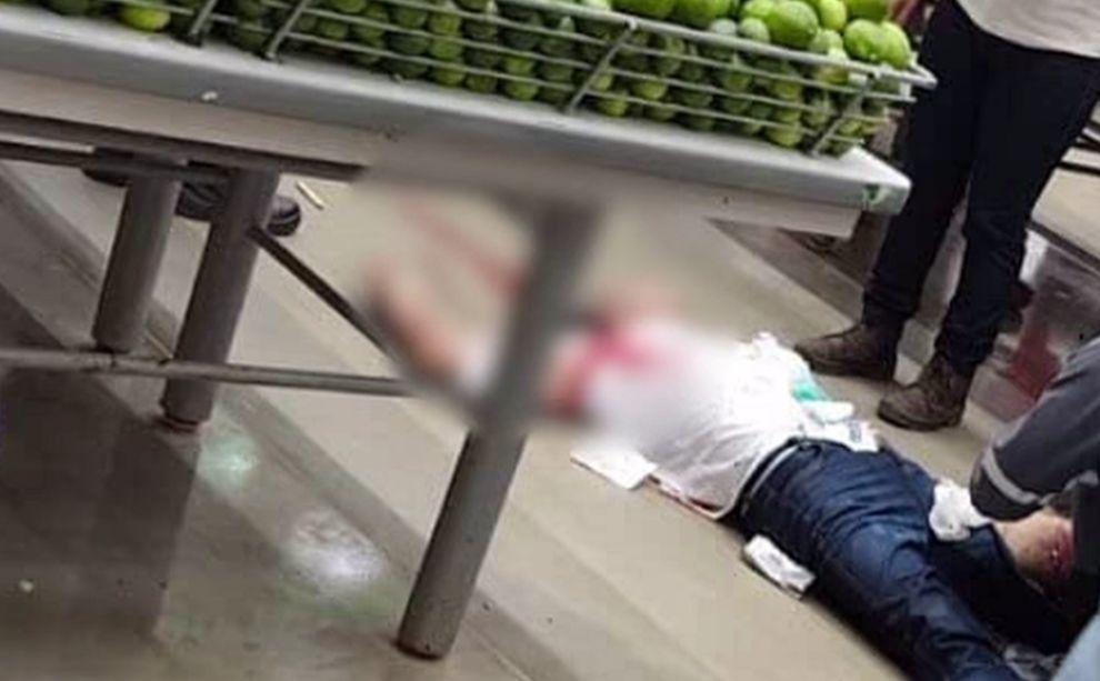 Briga com faca deixa duas pessoas feridas em supermercado de Parauapebas