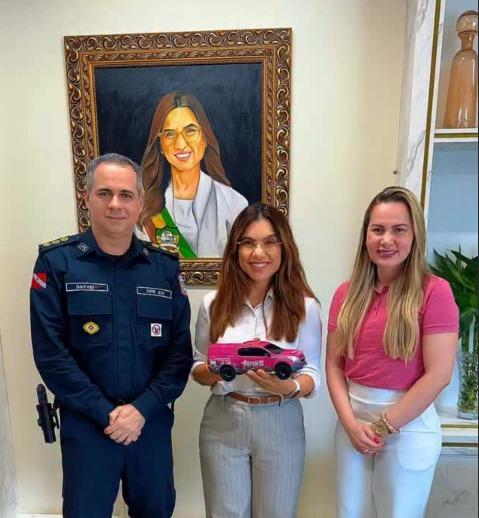 Canaã dos Carajás reforça proteção às mulheres com nova viatura da Patrulha Maria da Penha