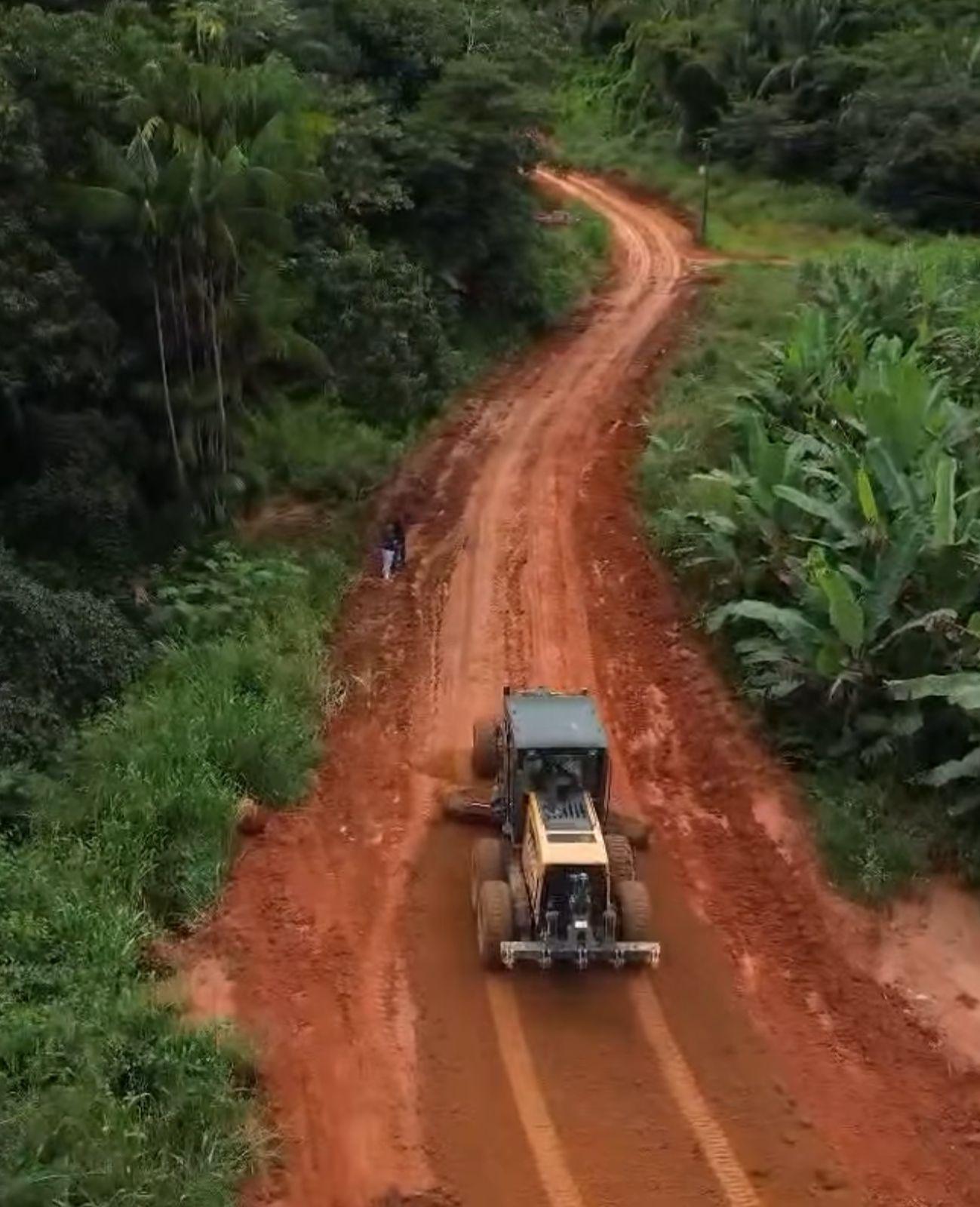 Novo Repartimento: gestão Valdir Lemes leva infraestrutura para a vicinal Santa Rosa