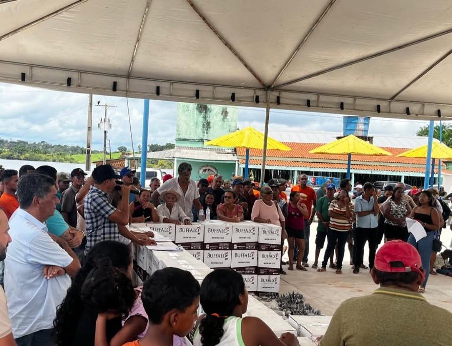 Novo Repartimento: gestão Valdir Lemes realiza ação social na Vila Polo Pesqueiro