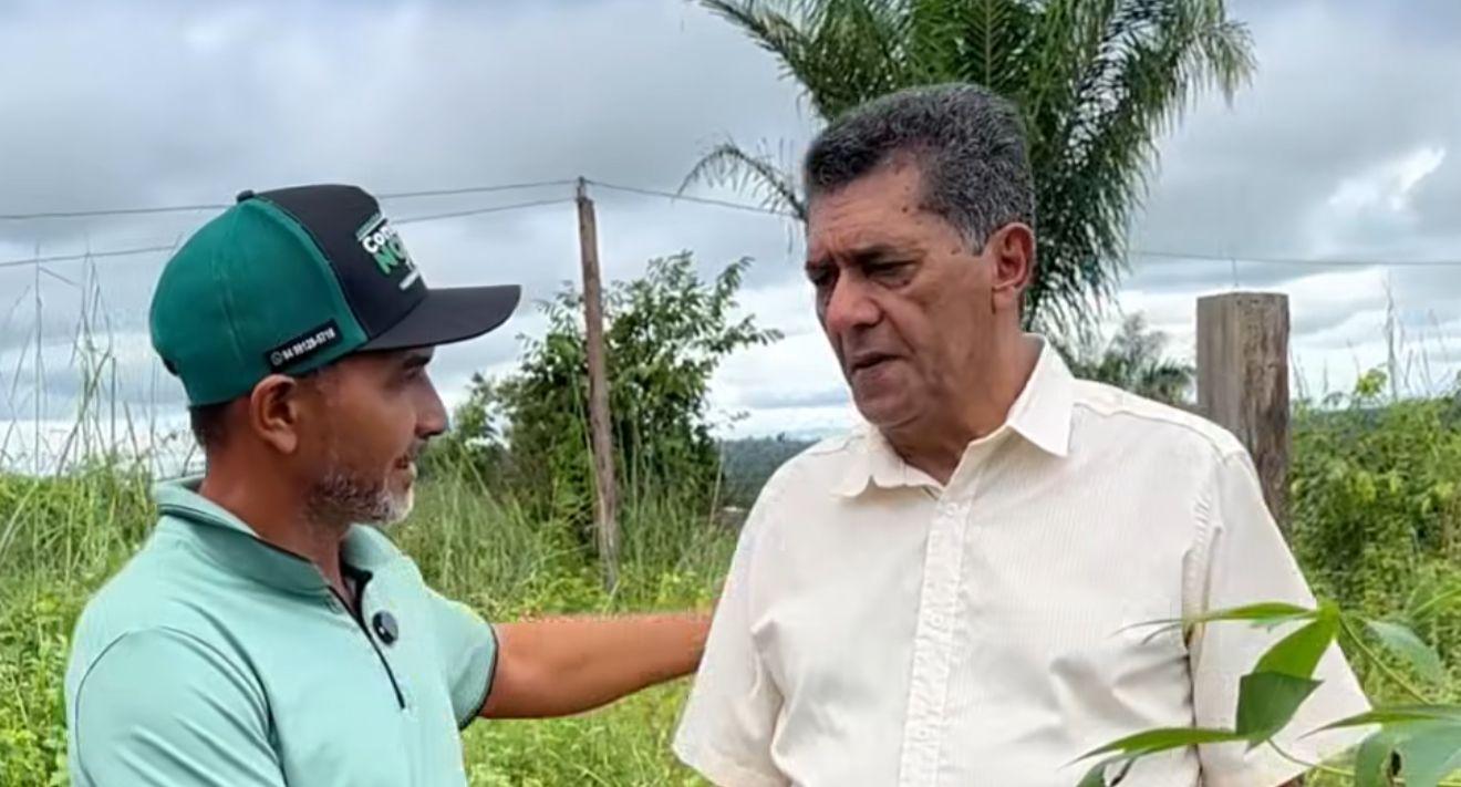 Novo Repartimento: Valdir Lemes reforça apoio à produção rural em visita à Vicinal 49