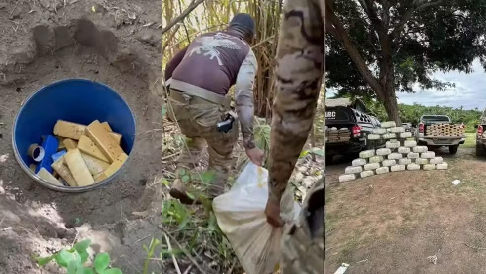 Novo tonel com maconha é apreendido em sítio e operação já passa de 700 kg de drogas que seriam enviadas a Teresina