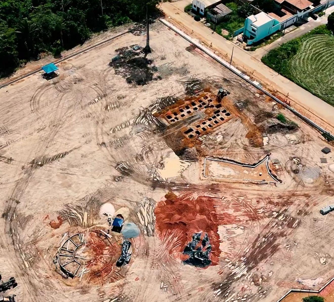 Obras do Parque Maria Bonita começam a transformar Parauapebas