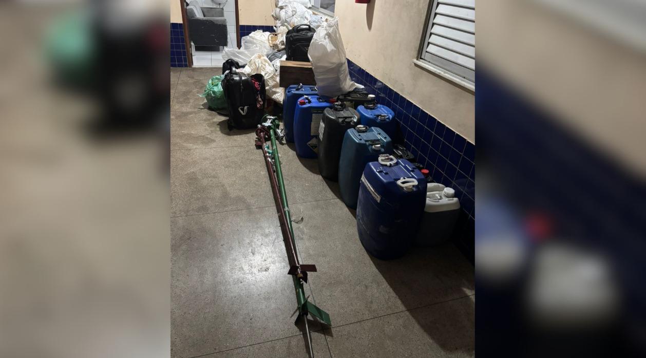 Operação da Polícia Civil intercepta grupo e apreende materiais usados em garimpo ilegal em Oriximiná