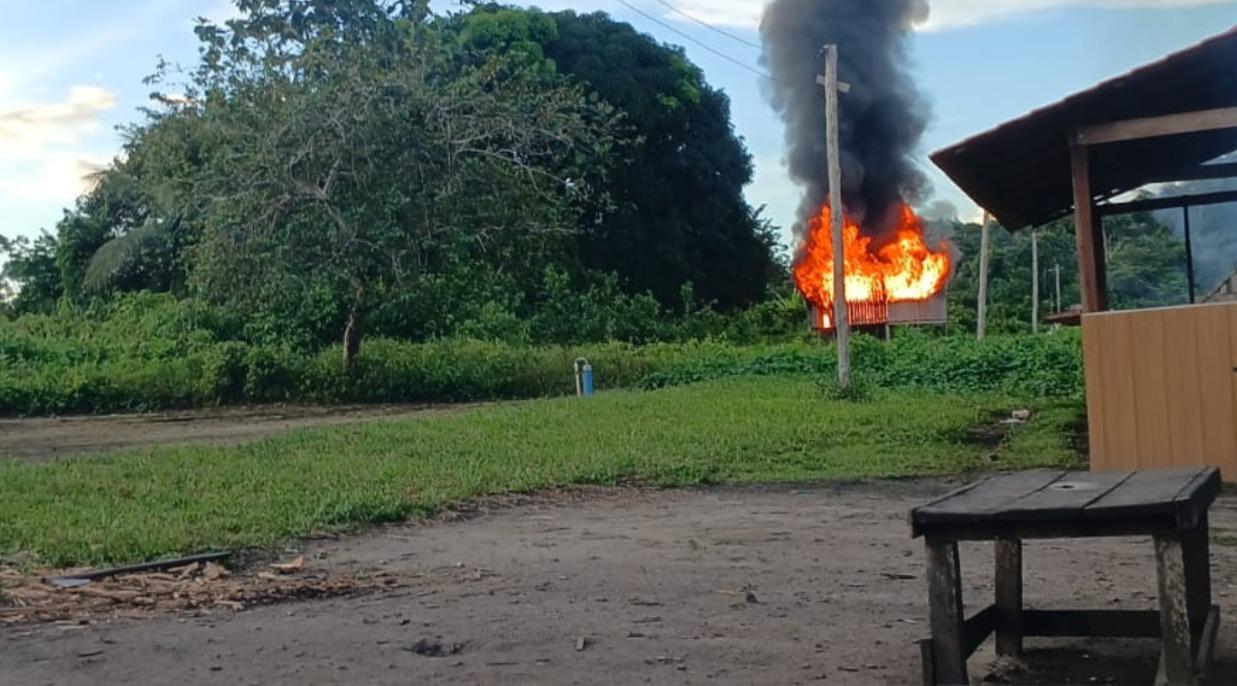 Oriximiná: homem é preso por provocar incêndio em comunidade indígena