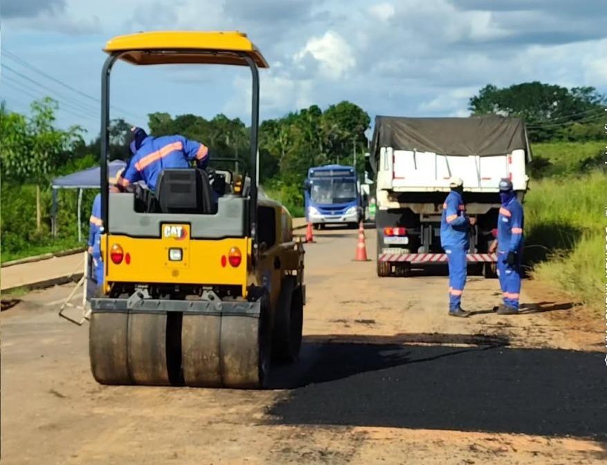 Parceria entre Godoy e Hana garante recapeamento na PA-268 em Itupiranga