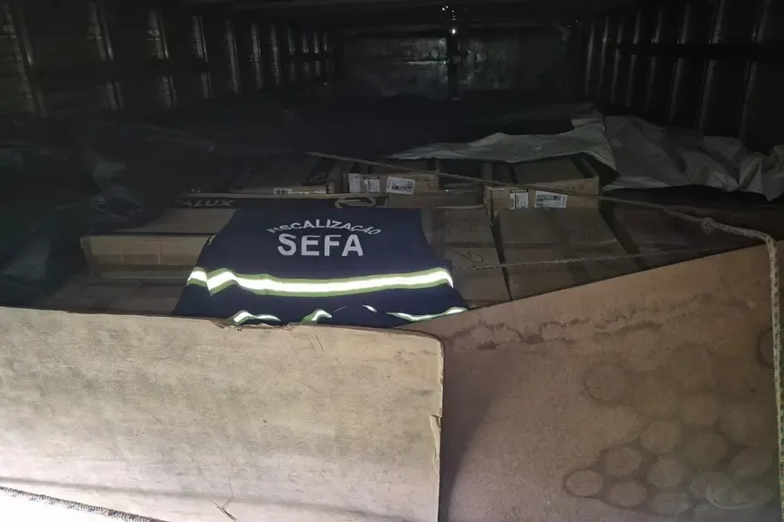 Secretaria da Fazenda (Sefa) apreende materiais elétricos no valor de R$ 298 mil