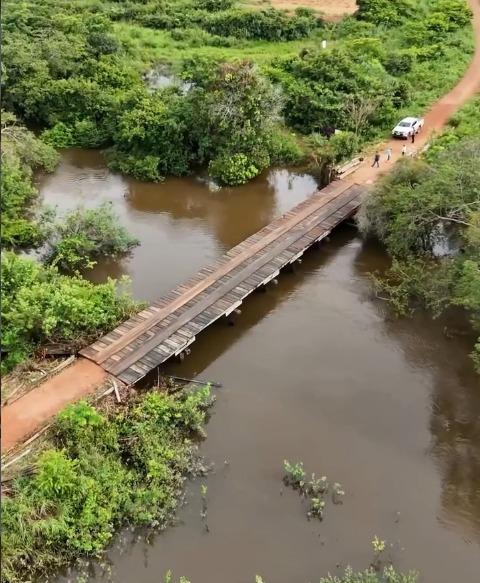 Xinguara entrega ponte recuperada sobre o Rio Água Fria na região da Guerobal