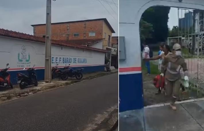 Adolescente é hospitalizado após ser ferido com facão em escola de Vigia de Nazaré, no Pará