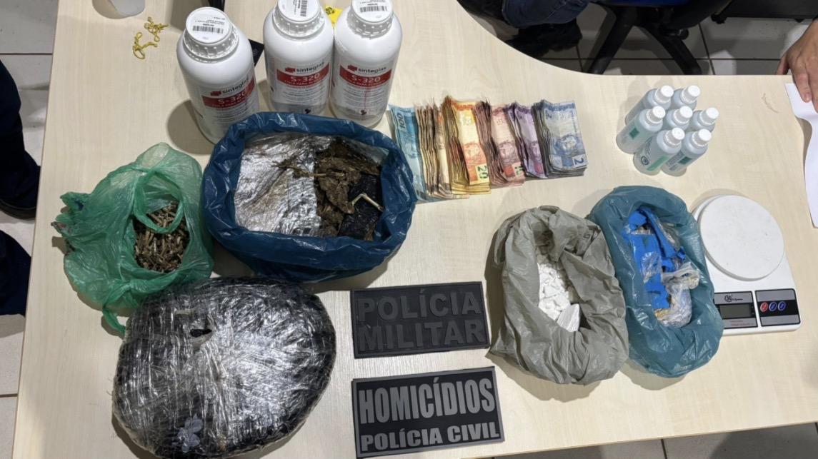 Dois homens são presos em flagrante por tráfico de drogas em Altamira