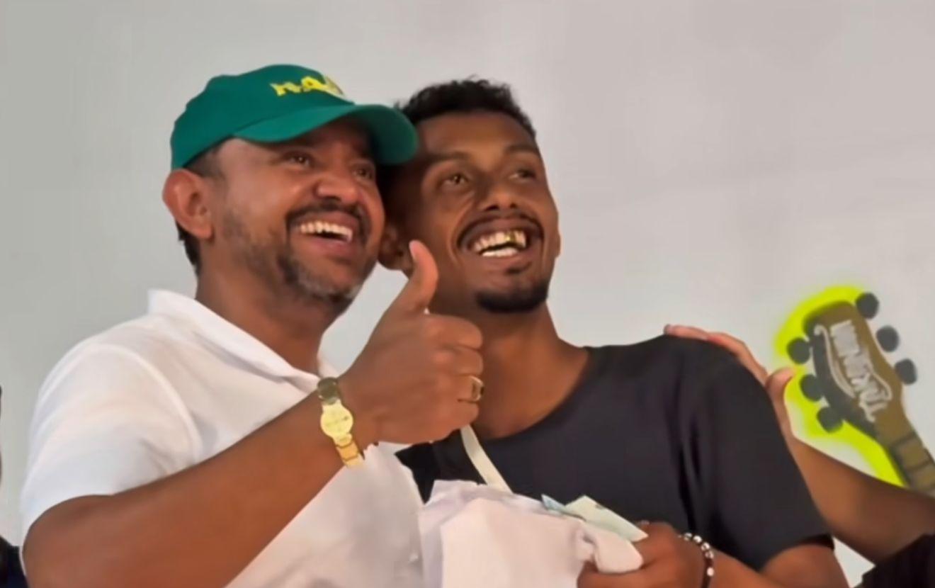 Dr. Rener marca presença na 19ª Festa do Dia do Trabalhador em Redenção