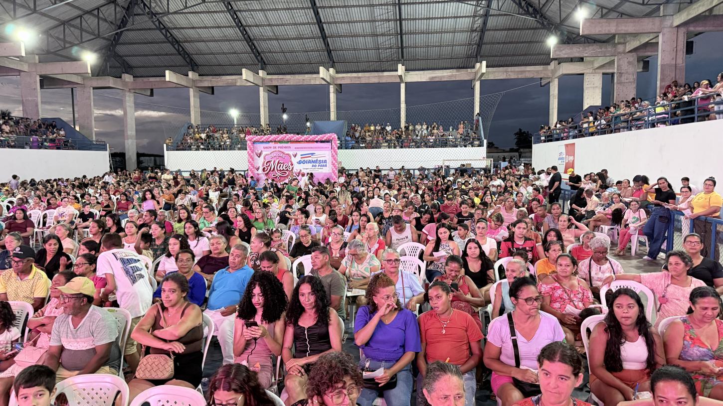 Festa das mães reúne multidão e distribui prêmios em Goianésia