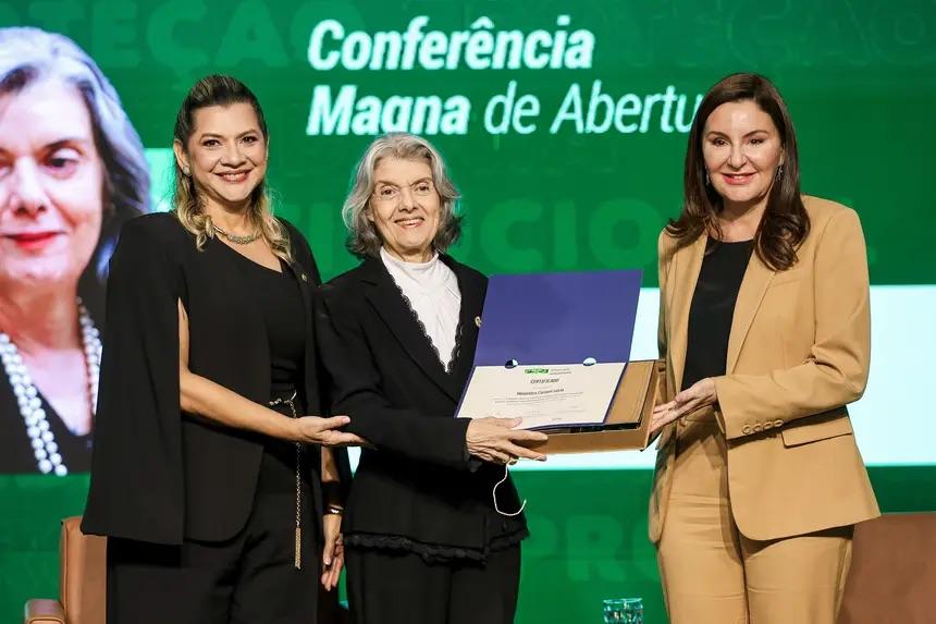 Governadora Hana Ghassan e ministra Cármen Lúcia participam do Congresso Nacional da Defensoria Pública, em Belém