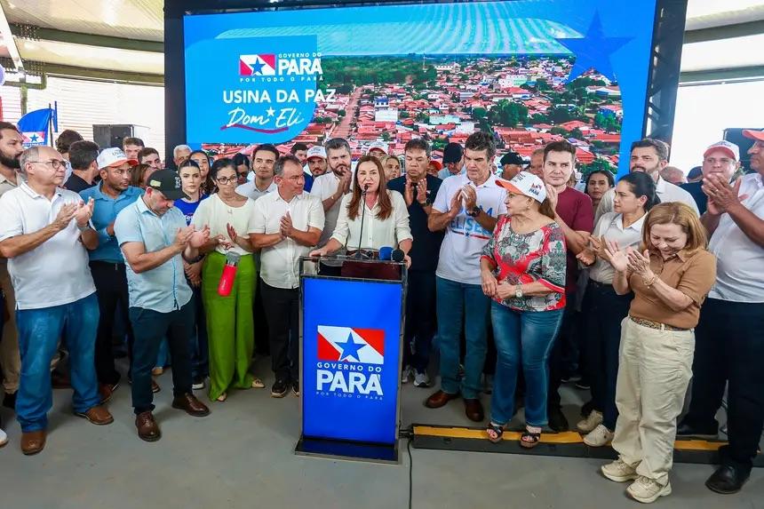 Governadora Hana Ghassan entrega a Dom Eliseu a 30ª Usina da Paz do Estado