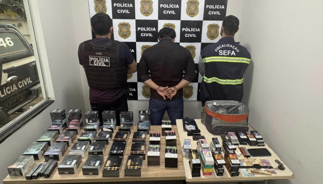 Homem é preso em flagrante por contrabando em Parauapebas