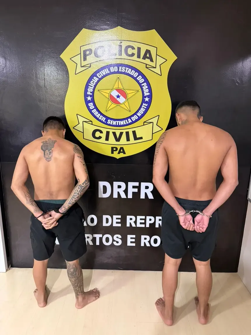 Investigados por latrocínio são presos pela Polícia Civil, em Belém