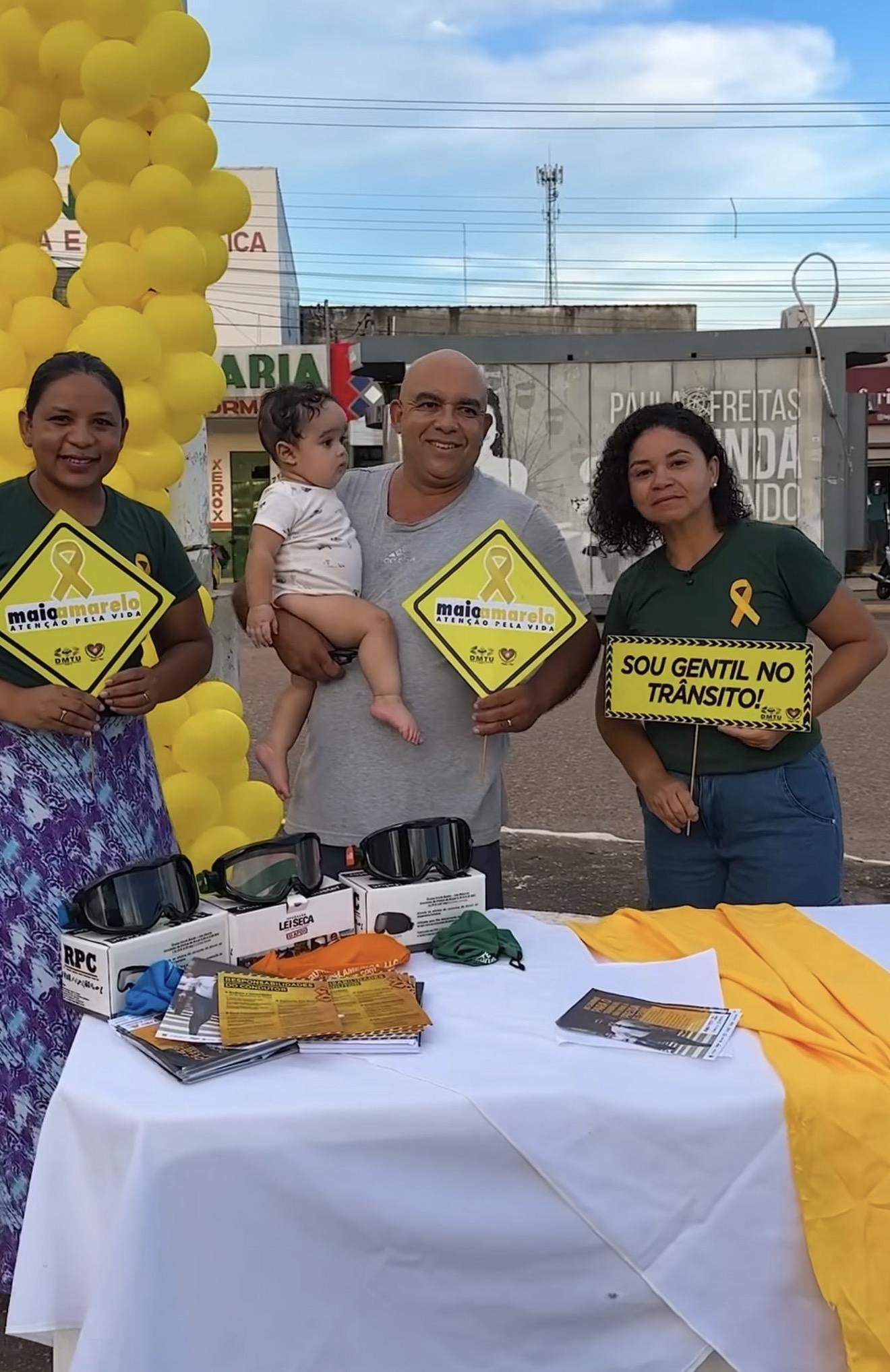 Jacundá reforça campanha Maio Amarelo com alerta por mais respeito no trânsito