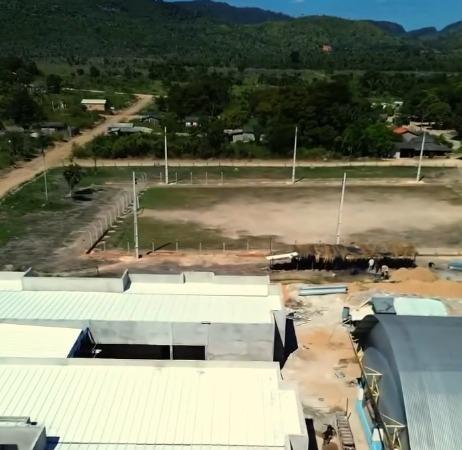 Obras da nova creche e do campo da Pista Branca avançam em Bannach