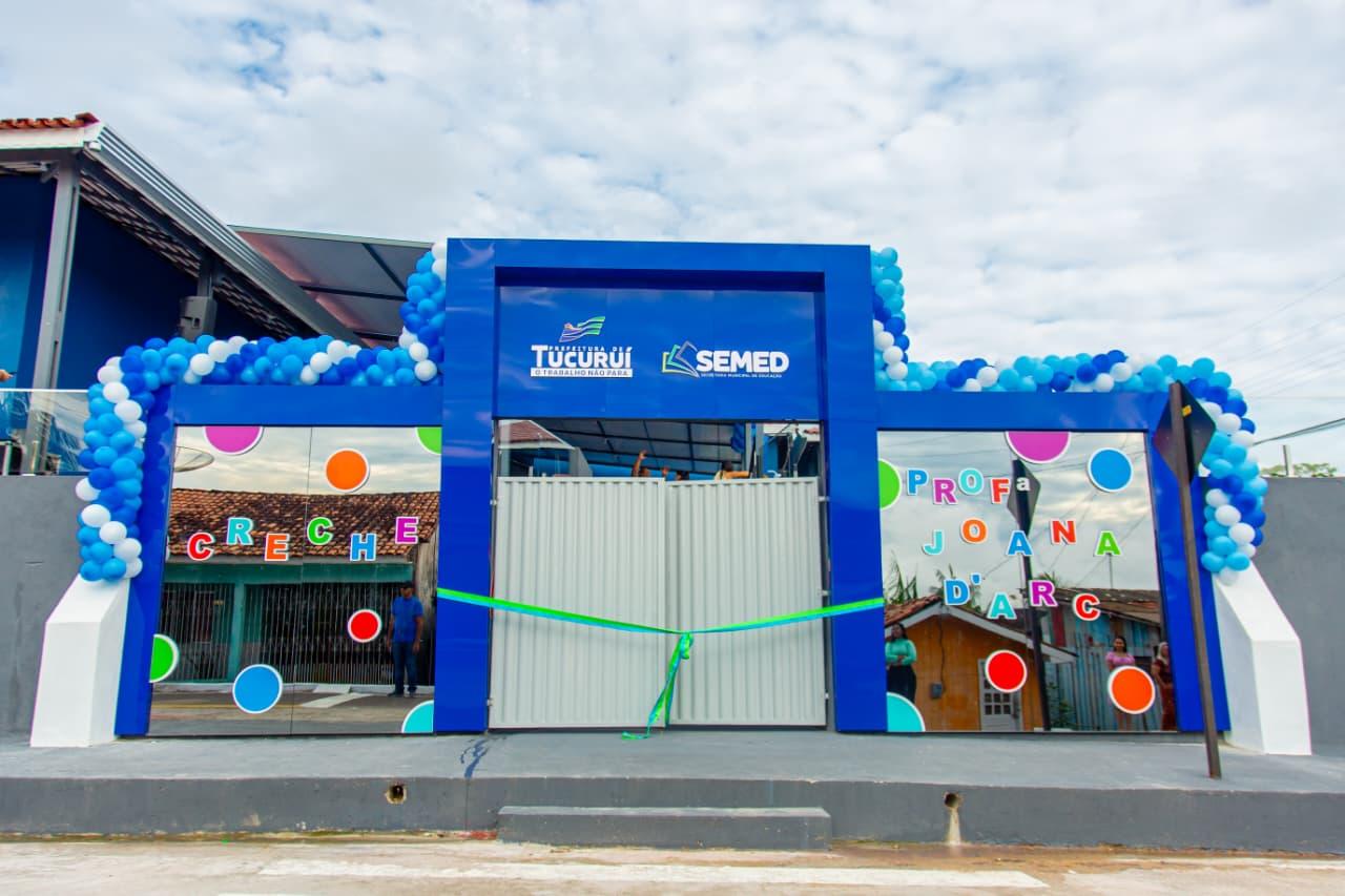 Prefeitura de Tucuruí inaugura Creche Professora Joana D’Arc e amplia investimentos na educação infantil