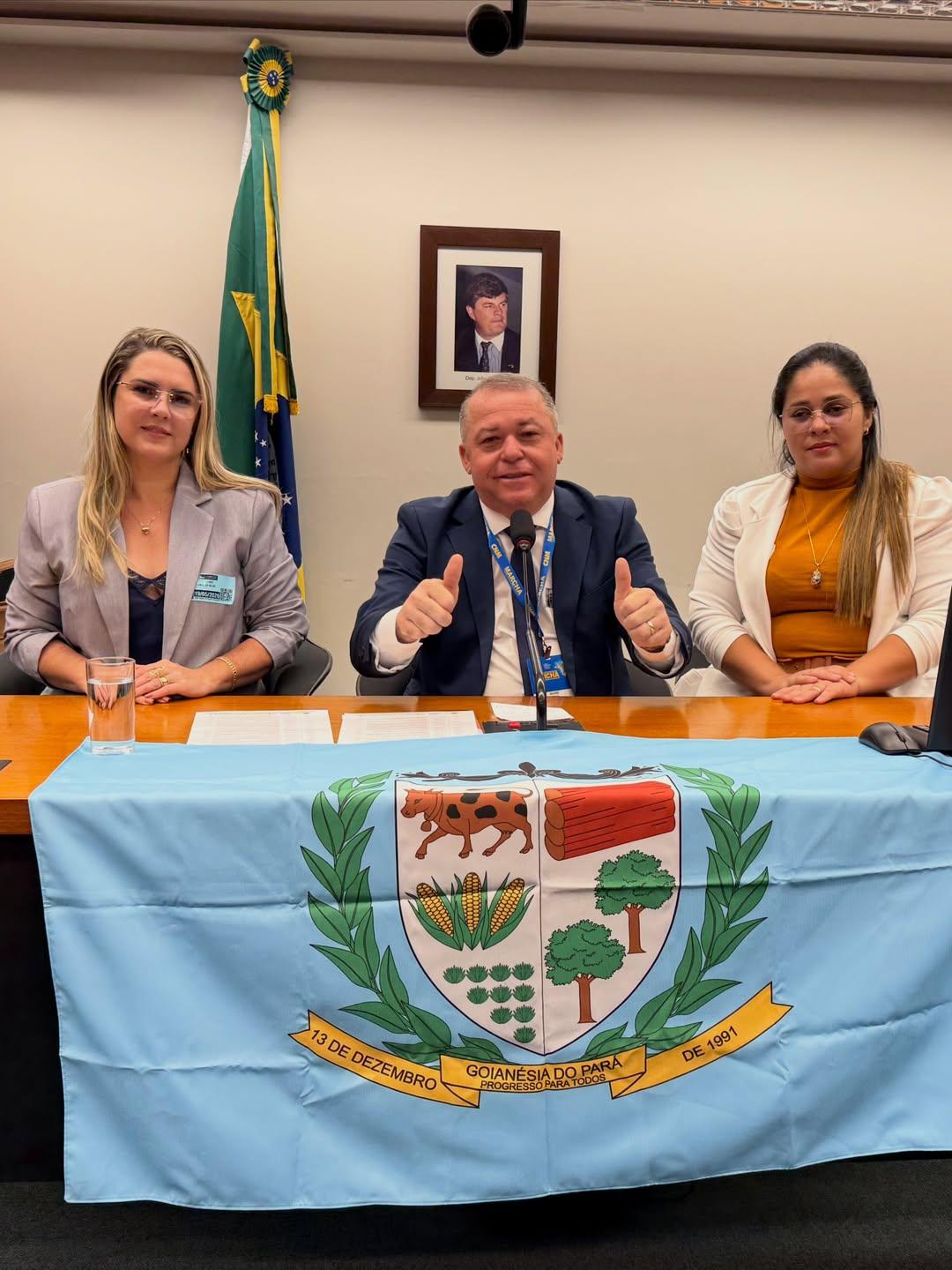 Russinho leva o nome de Goianésia do Pará à maior marcha municipalista do país