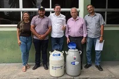 Sedap repassa 1.500 doses de material bovino para Bannach