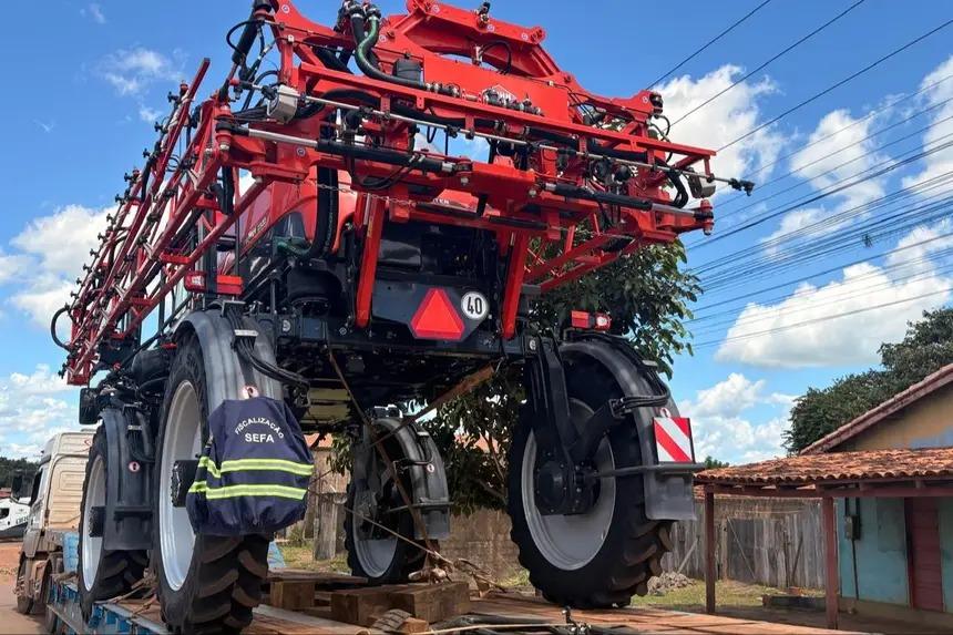 Sefa apreende máquina agrícola avaliada em quase R$ 1 milhão, no município de Dom Eliseu