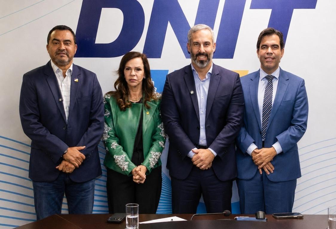 Wanderlei e Dorinha vão ao DNIT em busca de soluções para ponte da BR-235