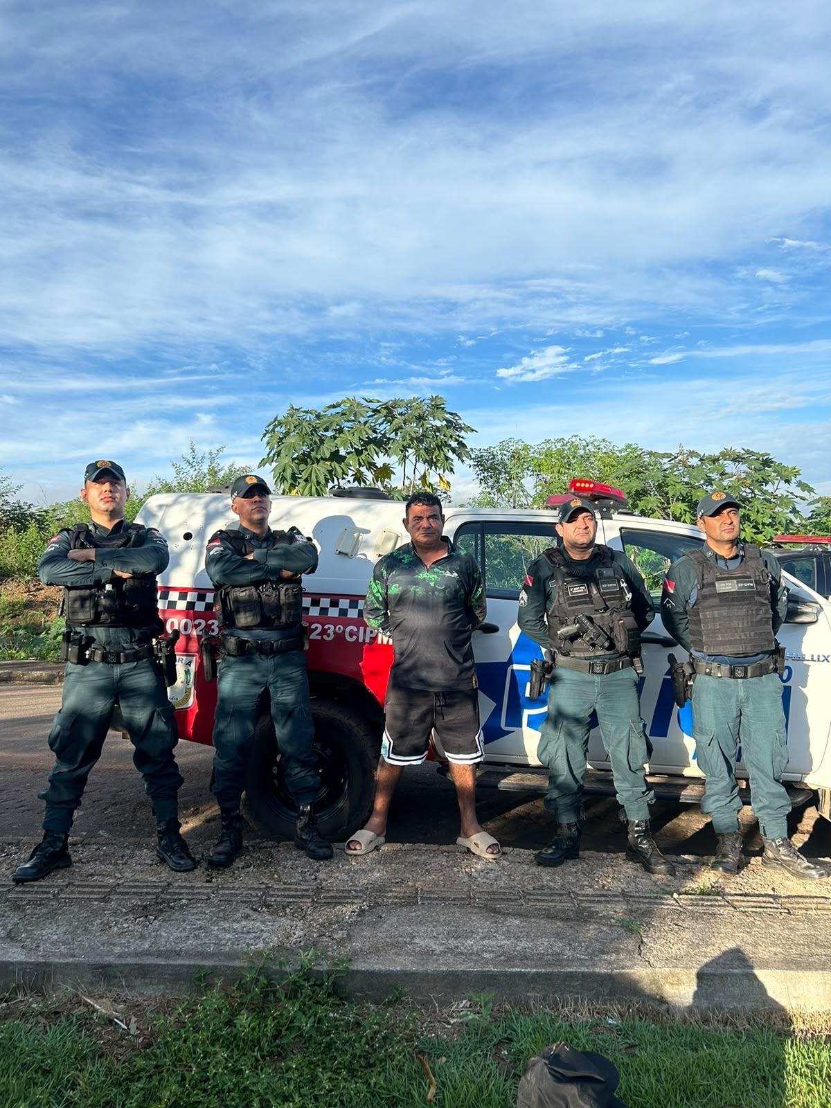 Foragido por homicídio qualificado é preso durante operação da PM em Novo Repartimento