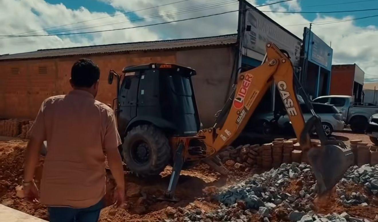 Gestão Godoy trabalha na recuperação da Rua 25 de Agosto