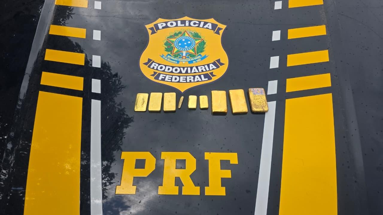 PRF apreende 3 kg de ouro na BR-155, em Eldorado do Carajás