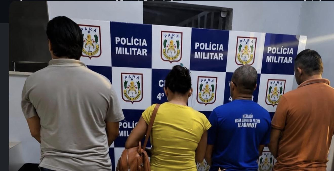 Quatro são presos por golpe do PIX em loja de eletrônicos em Marabá