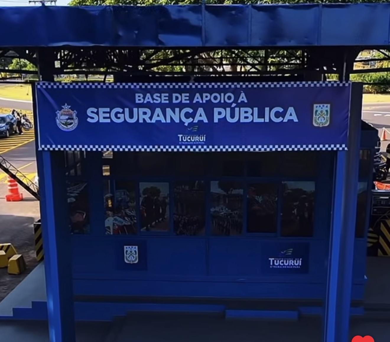 Tucuruí inaugura base para reforçar segurança pública