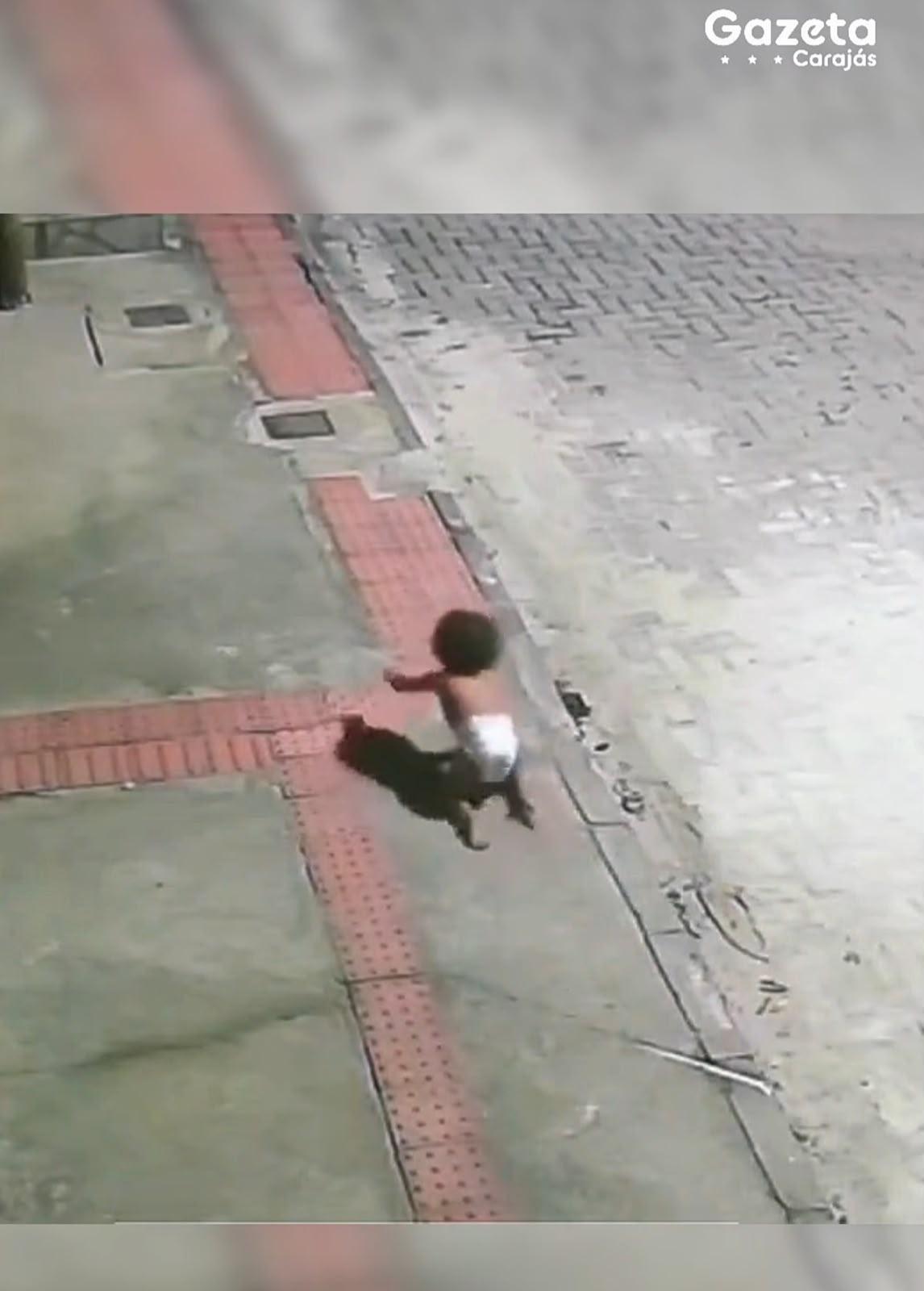 VÍDEO: bebê de 1 ano é encontrada engatinhando sozinha em avenida durante a madrugada