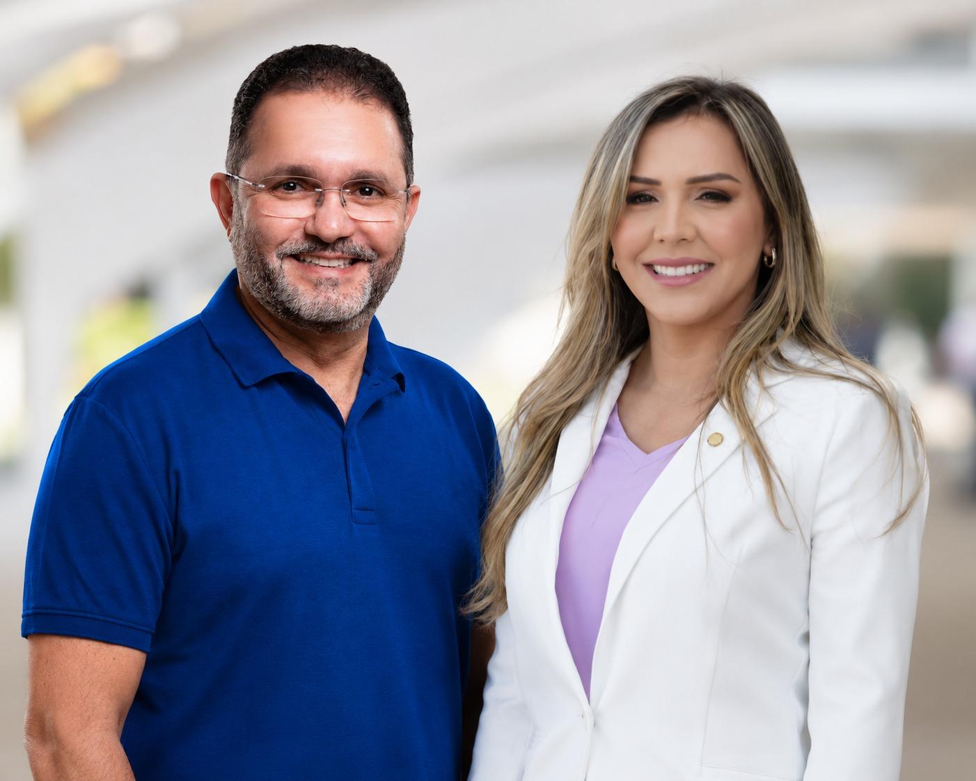 Andreia Siqueira e Chamonzinho devem se reeleger com tranquilidade em 2026