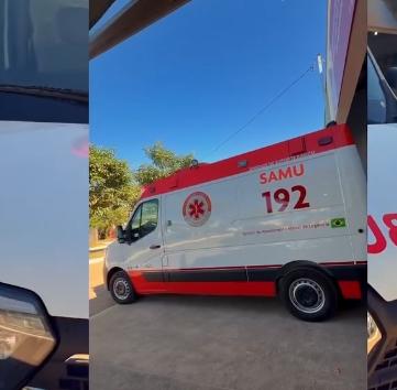 Bannach reforça atendimento de urgência com entrega de nova ambulância para o SAMU