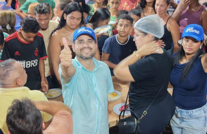 Com festa e churrasco, Godoy celebra asfalto do Cidade Nova junto ao povo de Itupiranga