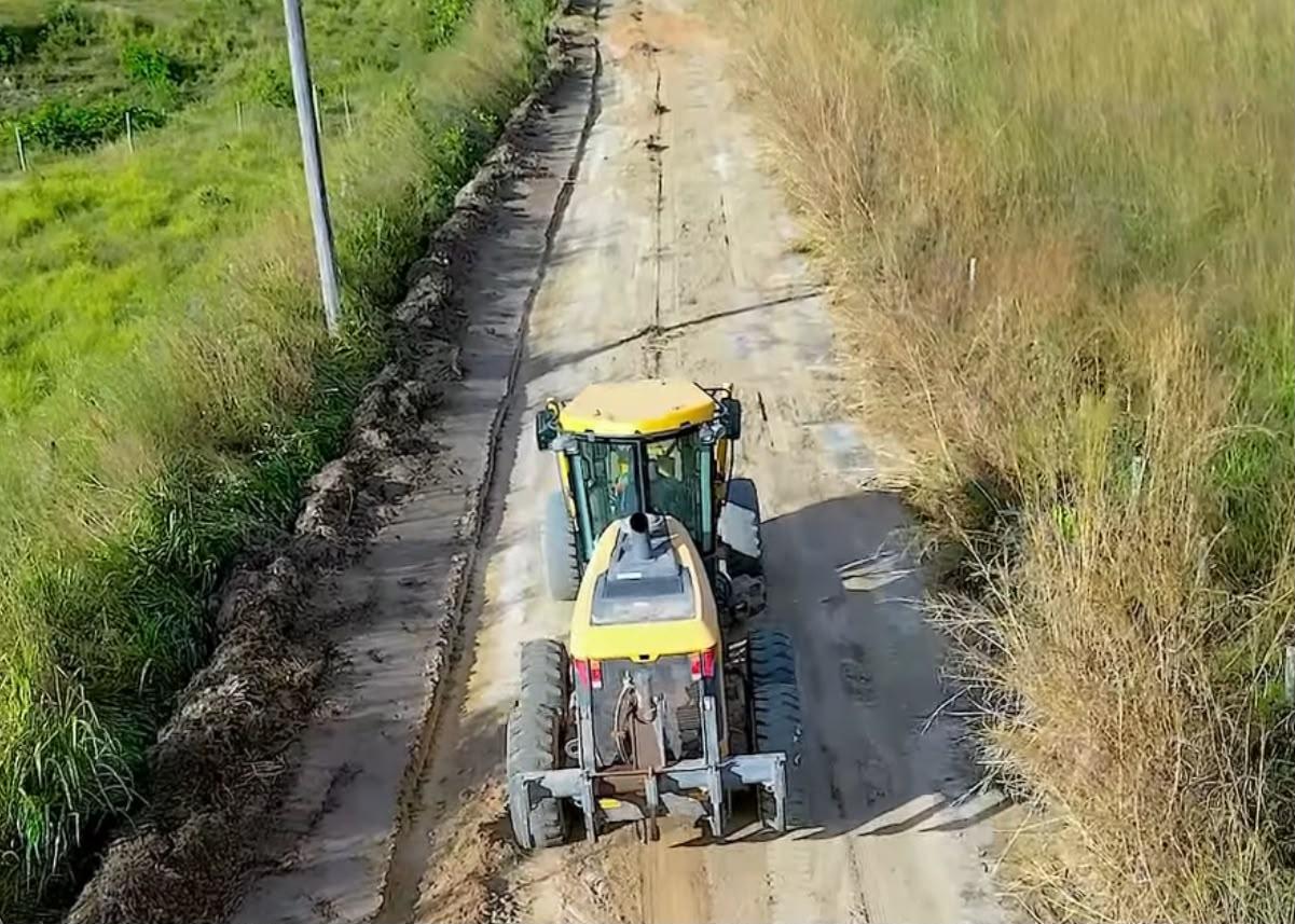 Goianésia do Pará: máquinas avançam na recuperação da Vicinal Iguaíba