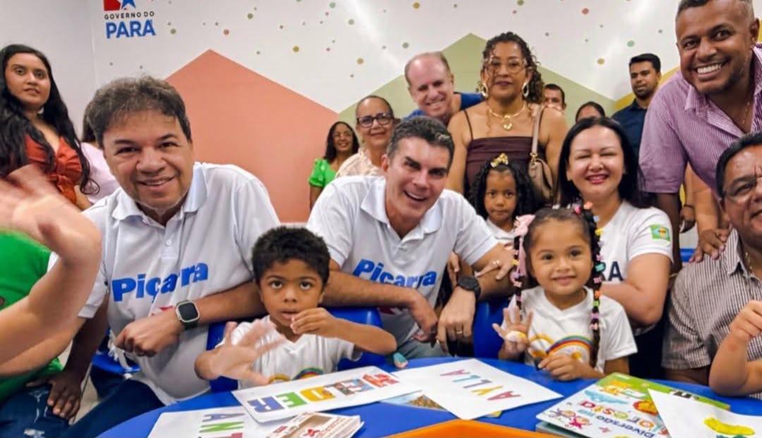 Helder e Laane inauguram creche na Vila Boa Vista e transformam educação em Piçarra